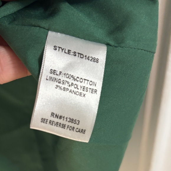 Sugarlips Emerald Pleated Dress - Picture 8 of 10